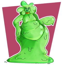 It's fun trying to render a character made of a liquid